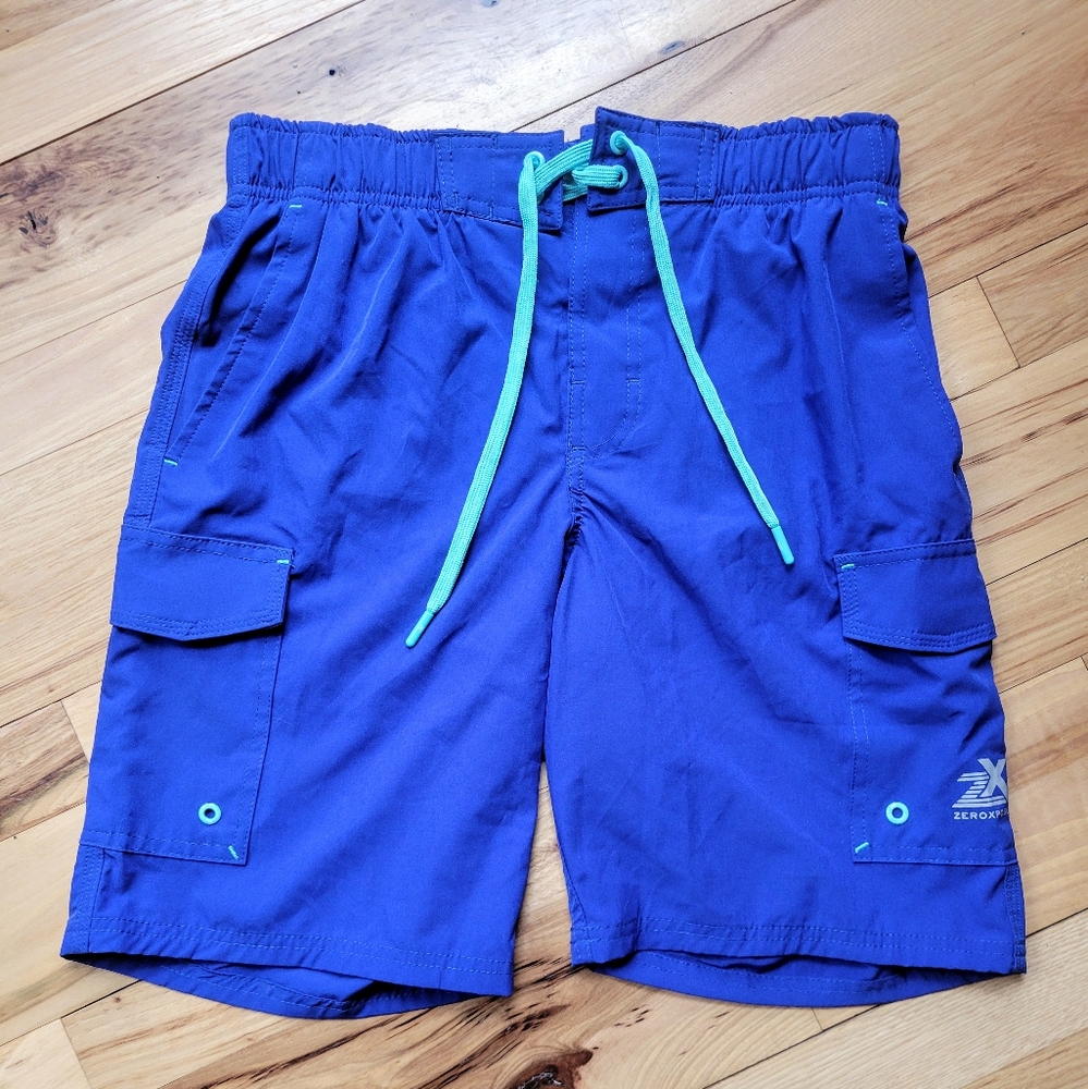 NWT Zeroxposur royal blue swim shorts